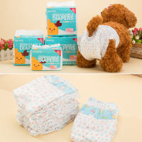 10PCS Diapers Super Absorption Physiological Pants Dog Diapers for Dogs Female Dog Leakproof Nappies Puppy