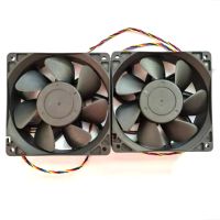 New QFR1212GHE 2pcslot 6000RPM 4wire 12V 2.7A 120*120*38mm PWM Speed Control fan for S7 S9 S11 S15 T9 T15 L3 for Bitcoin Miner