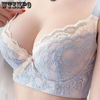 D E Push Up Bra for Women Plus Size Seamless Underwear Plus Size Bras Thin Underwire Sexy Gathered Bralette Women D E Bra Bras