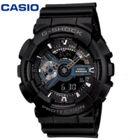 MC199/นาฬิกา Casio G-Shock รุ่น GA-110-1B นาฬิกาผู้ชายสายเรซิ่นสีดำ รุ่น Blackhawk ตัวขายดี