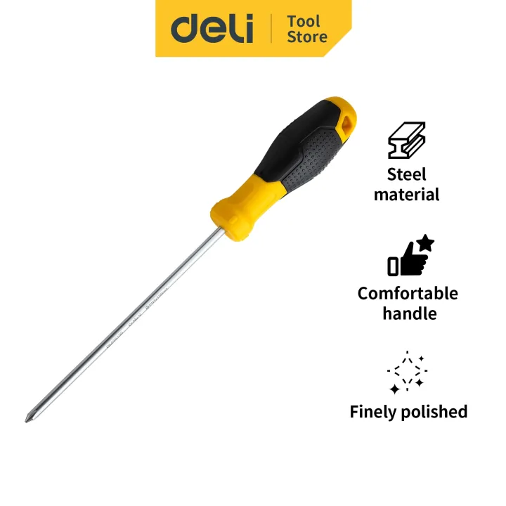 Deli Tools Philips Screwdriver Steel Material Finely Polished