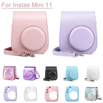 เคสห่อหุ้มกล้องกันกระแทกสำหรับ FUJIFILM Instax Mini 11กล้องโพลารอยด์กระเป๋าสะพายไหล่กระเป๋าหิ้วป้องกันรอยขีดข่วน