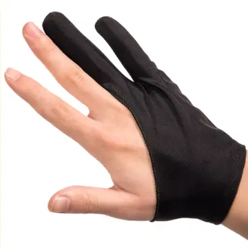 1PC 3 Layer Drawing Glove for Graphics Drawing Table 2 finger Anti-Fouling  Both for Right And Left Hand Drawing Gloves