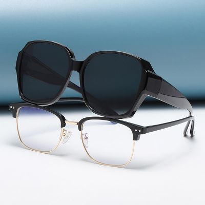 แว่นตากันแดดสำหรับผู้หญิงผู้ชายเหมาะกับกรอบแว่นสายตาสั้นมากกว่ากีฬาตกปลาแว่นตาดำน้ำกลางแจ้ง UV400แว่นตากันแดด