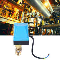 【Clearance Sale】บอลวาล์วไฟฟ้า 2-Way 3-Wire 2-Control IP54 Protection Synchronous Motor Blue AC220V