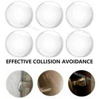 6pcs Transparent Soft Silicone Wall Protector Non-slip Door Stopper Muffler Pad Protective Plug Self-adhesive Door Handle Bumper