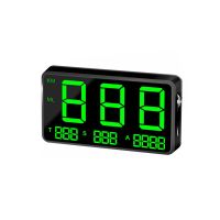 KINGNEEDC80 GPS Speedometer Hud Display Car With Overspeed Alarm Altitude Driving Time Motorcycle Digital Clock Odometer