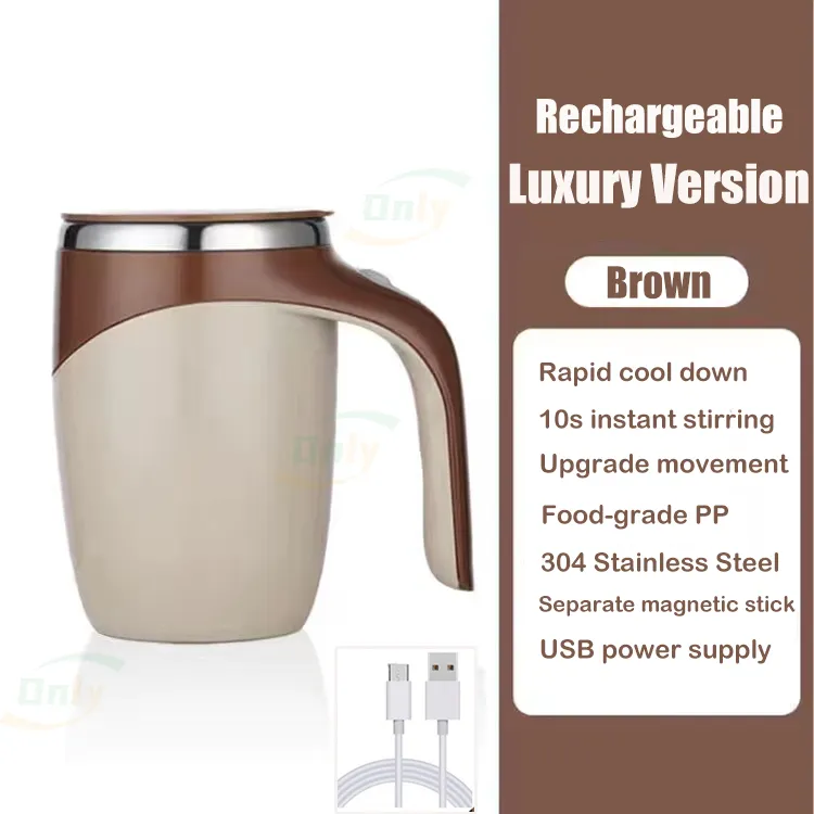 Automatic Lazy Self Stirring Magnetic Mug Creative 304 Stainless