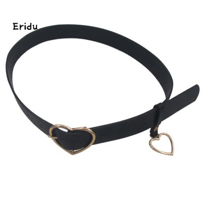 Korean Fashion aux Leather Heart Accessory Adjustable Buckle Belt Waistband