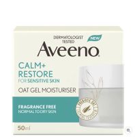 Aveeno Face Calm and Restore Oat Gel Moisturiser 50ml