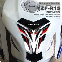 แผ่นรองถังสำหรับยามาฮ่า YZF-R15 V2 V3 V4 YZFR15 2011 2012 2013 2014 2015 2016 2017 2018 2019 2020 2021ฝาครอบสติกเกอร์ติดมอเตอร์ไซค์2022