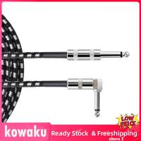 Kowaku สายเคเบิลเครื่องมือสายเคเบิลกีตาร์กีต้าร์ไฟฟ้า22AWG สายสำหรับคอนโซลผสม