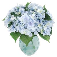 Artificial Flowers Silk 7 Big Head Hydrangea Bouquet for Wedding, Room, Home, Hotel, Party Decoration and Holiday Gift