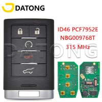 Datong World รถรีโมทคอนลสำหรับ Cadillac SRX CTS XTS DTS 2010 - 2014 NBG009768T 315MHz ID46 PCF7952E Promixity Card