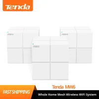 Tenda MW6(Mesh3) Whole Home Mesh Wireless WiFi System with 11AC 2.4G5.0GHz WiFi Wireless Router and Repeater, APP Remote Manage