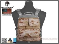 Emerson Back Pack BY ZIP Panel FOR AVS JPC2.0 CPC Tactical Vest Pouch Package Multicam Arid EM9286A