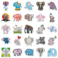 【CW】 50Pcs/Bag Cartoon Elephant Graffiti Sticker Guitar Suitcase Skateboard Scrapbooking Decal