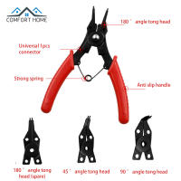 BSIDE 4 In 1 Multifunctional Snap-Ring Pliers Multi Crimp Tool Ring Remover Retaining Circlip Pliers For Workshop Diy