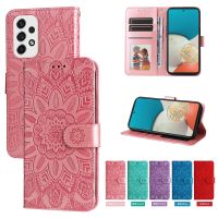 เคสสำหรับ Samsung Galaxy A03 A13 A33 A53 A73 5G Samsung A13 4G Totem กระเป๋าสตางค์หนังแม่เหล็ก2พลิกช่องการ์ดเคสโทรศัพท์