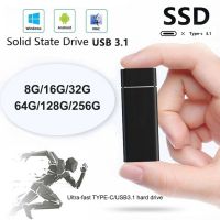 Portable SSD External Hard Drive 32GB 128GB 256GB SSD USB3.1 Type-C External Moblie Solid State Drive Disk For Desktop Laptop PC