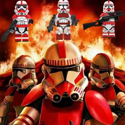 Fox Imperial Stormtrooper StarWars The Rise Of Skywalker วันเกิดของขวัญของเล่นเด็ก DIY Building Blocks Minifigures อิฐภาพยนตร์