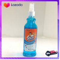 ?โปรส่งฟรี? Mr. Muscle Glass Cleaner มิสเตอร์มัสเซิล ผลิตภัณฑ์น้ำยาเช็ดกระจก 270 มล. มีเก็บปลายทาง