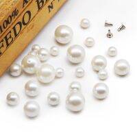 【CW】 New arrived 30pcs/set pearl rivets button for cloth hat bag shoes crafts decoration home garment accessories scrapbook