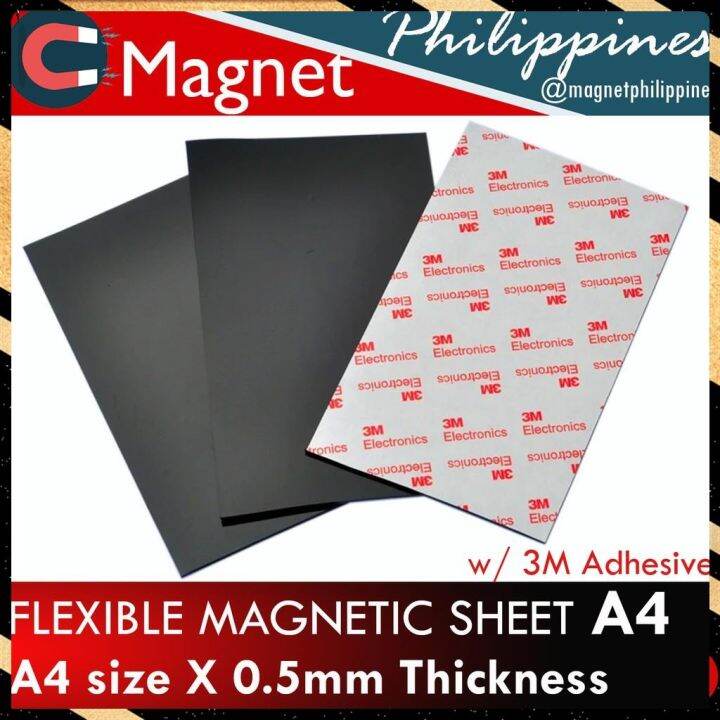A4 Size Sheet Flexible Rubber with 3M Adhesive 0.5mm