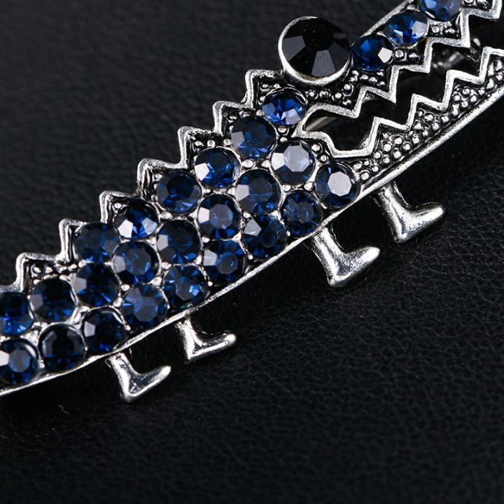 baiduqiandu-new-arrival-blue-and-black-rhinestones-crocodile-brooch-pins-fashion-accessories-jewelry