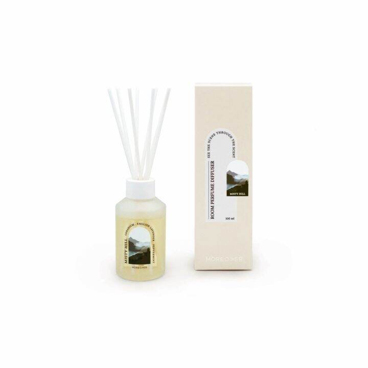 moreover-reed-diffuser-room-perfume-misty-hill-ก้านไม้หอมกระจายกลิ่น-น้ำหอมบ้าน-ก้านไม้หอม-น้ำหอมปรับอากาศ