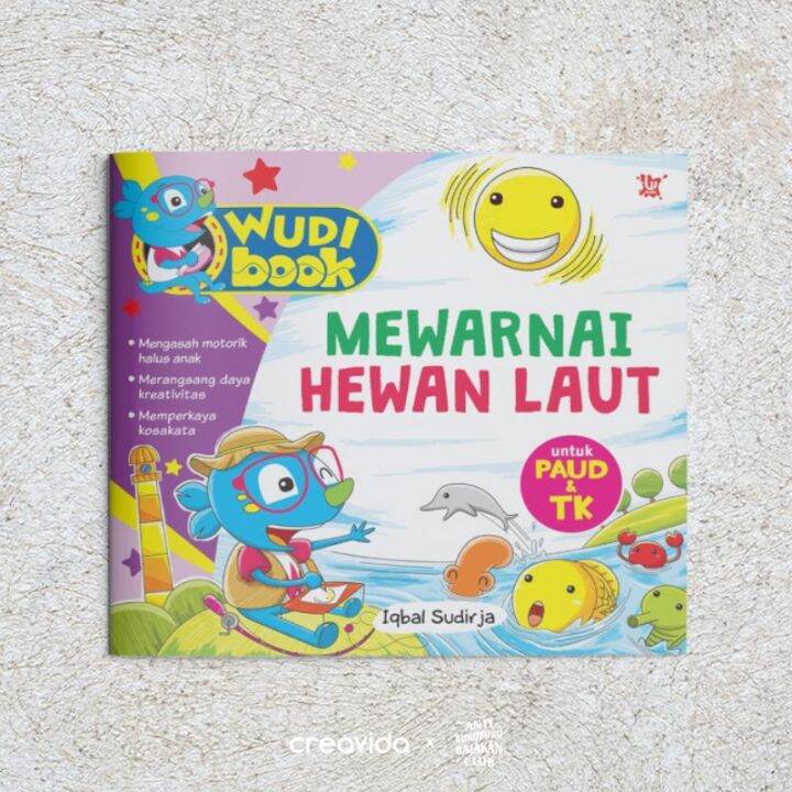 Wudi Book Mewarnai Hewan Laut - Buku Belajar Mewarnai PAUD dan TK ...