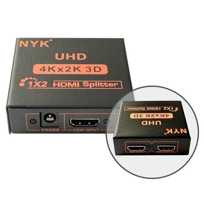 Nyk Hdmi Splitter Port Hdcp Full Hd D Kx K K X K Uhd Spliter