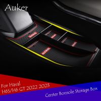 H6S มือถือ Untuk Haval/H6 GT 2022 2023 Konsol Sandaran Tangan Pusat Kotak Penyimpanan Konsol Tengah Asus Kstiker Mobil