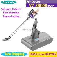 2023 New for Dyson V7 28000mAh Premium Quality Replacement Battery Li-Ion Battery with Charger Set 18650 Tool Battery （สต็อกสำเร็จรูป） agapi