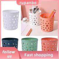 RUPANBO039392692 2pcs เป็นรูกลวง ที่ใส่ปากกา จุได้มาก พลาสติกทำจากพลาสติก ที่ใส่ปากการูปดาว ของใหม่ เครื่องเขียนสเตชันเนอรี ภาชนะจัดเก็บข้อมูล เครื่องใช้ในสำนักงาน