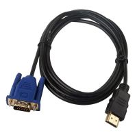 Hdmi-เข้ากันได้กับ Vga D-Sub สายสายเคเบิลตัวผู้สายเคเบิ้ลหลักอะแดปเตอร์วิดีโอสำหรับ Dvd ทีวีจอแอลซีดี Hdtv จอมอนิเตอร์คอมพิวเตอร์ Pc Projector