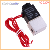 [รถ Clark] 12V 24V 110V 220V 380V วาล์วน้ำ1/8 "2ทางวาล์วอัดอากาศออกฤทธิ์โดยตรง