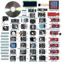 โมดูลเซ็นเซอร์ 45 in 1 16 ชนิดชุดเริ่มต้นสําหรับ Arduino Raspberry Pi 37 in 1 ชุดเซ็นเซอร์พร้อมกล่อง DIY UNO R3 MEGA2560