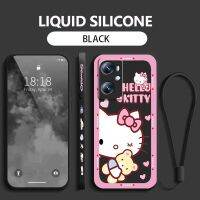 2 Sanrio Hello Kitty การ์ตูนสำหรับค้นหา X3 X6 X5 A98 A96 A94 A93 A77 A76 A74 A72 A57 A53 A16 5G เคสโทรศัพท์เชือกของเหลวซ้าย