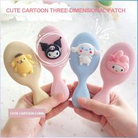 【BEIBEI】 Candy Color Cute Cinnamon Dog Air Cushion Comb Massage Hair Comb Mini Portable Anti-static Hair Styling Tool -TM