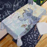 Disney Lilo Stitch Tablecloth Table Cover Home Decoration Accessories Fashionable Rectangular Antifouling Tablecloth