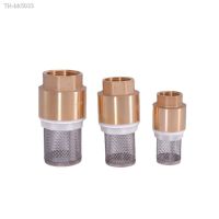 ☢ 1/2 quot; 3/4 quot; 1 quot; 1-1/4 quot; 1-1/2 quot; 2 quot; 3 quot; BSP Female Thread Brass Check Valve With Mesh Strainer Filter Bottom Valve Foot Valve For Water