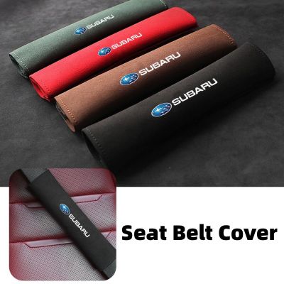 Car Seat Belt Shoulder Cover Auto Protection Soft Interior Accessories For Subaru Impreza Legacy WRX STI BRZ XV WRC Forester Crosstrek