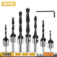 4/7pcs HSS Countersink Drill Bit Set Reamer Woodworking Chamfer Drill 7pcs Counterbore Pliot Hole Cutter Screw Hole Drill Drills  Drivers