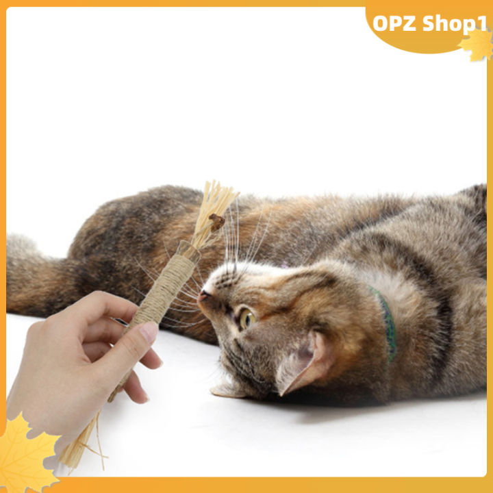 opz-ของเล่นเคี้ยวงอกของฟันแมวแบบโต้ตอบ3ชิ้นของเล่นแมวในร่มของเล่นสำหรับทำความสะอาดฟันดูแลทันตกรรมรักษาแมว