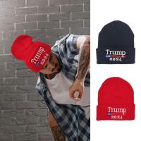 Trump Hats for Men Knitted Beanie Embroidered 2024 Trump Hats Slouchy Beanie Ski Hat Trump Beanie 2024 Knit Cap for Men Women Hiking Cycling big sale