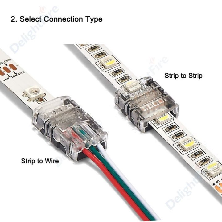 5pcs-2-3-4-5-pin-led-strip-connector-5-8-10-12mm-connectors-for-waterproof-non-waterproof-led-strip-ws2812b-rgbw-rgbww-light