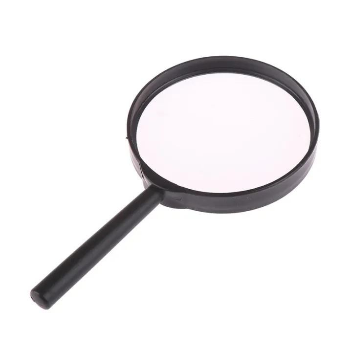 New 90mm Handheld Magnifier 5x Reading Map Newspaper Magnifying Glass 