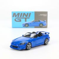 MINIGT1:64รุ่นฮอนด้า S2000 (AP2) CR Apex สีฟ้า MGT00554-CH LHD รถเพื่อนของขวัญสะสมเครื่องประดับของขวัญคริสต์มาสเด็กของเล่นสำหรับเด็กผู้ชาย