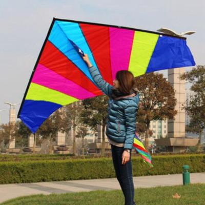 CCArte Giant Delta Kite พร้อมสายสำหรับเกมทริปครอบครัววัยรุ่น